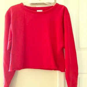 Rag & Bone red sweatshirt